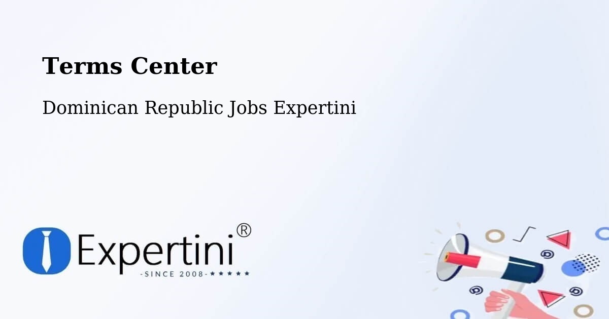 Terms of Service – Cevicos - Dominican Republic Jobs Expertini